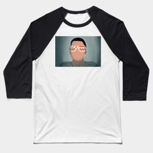 Minimal Elevens pizza blocker glasses - inspired by Stranger things Baseball T-Shirt